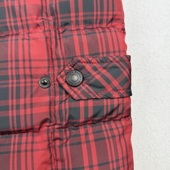 Eddie Bauer WeatherEdge Plaid Puffer Vest Mens Large Goose Down - Picture 12 of 12